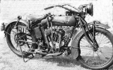 Arthur Curtis’ Indian motorcycle.